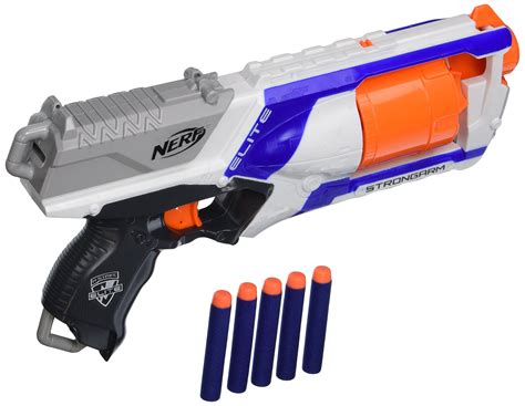 elite strongarm blaster|nerf and strike elite blaster.